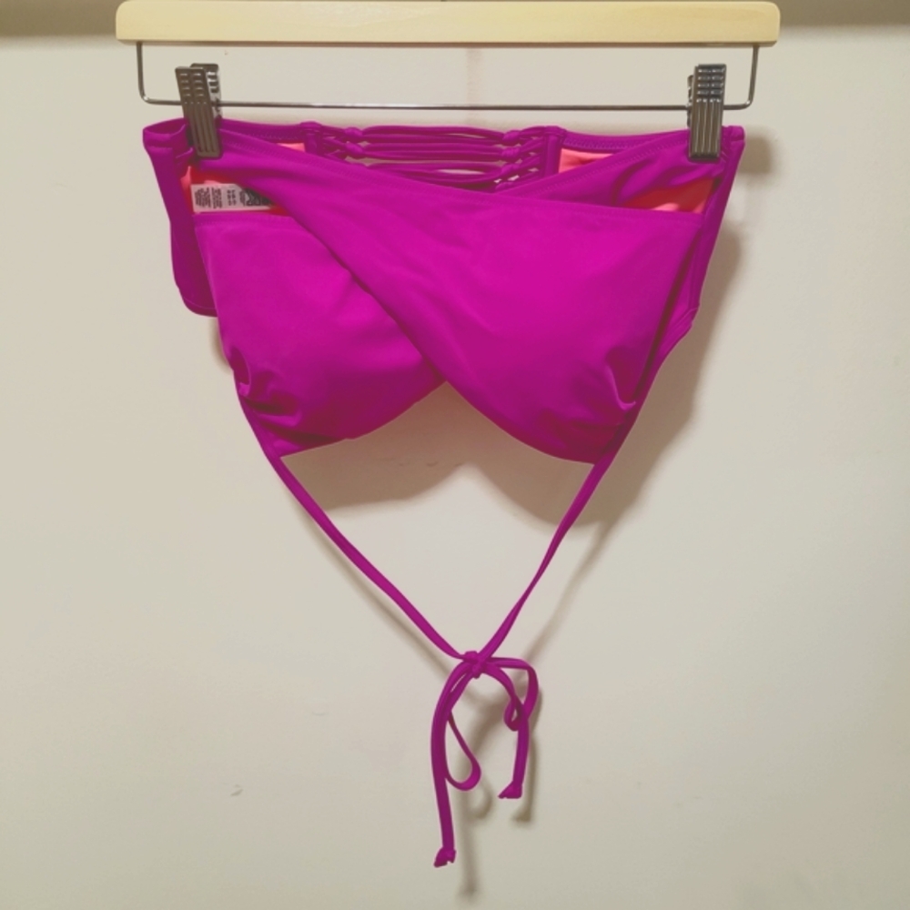 New VS PINK Body Wrap Bikini Top